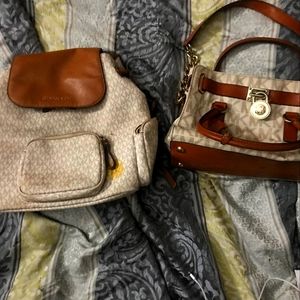 Michael kors purses. Tan and brown